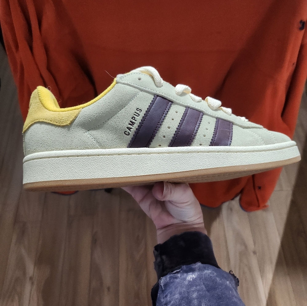 Adidas Campus 00s Tan/Plum/Yellow 10M NIB